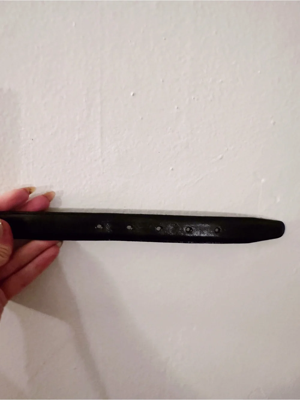 Vintage Brighton Leather Belt Silver Western Hardware Black 1995 - Picture 3 of 6